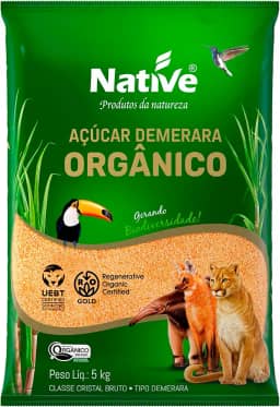 Açúcar Demerara Orgânico 5Kg Native