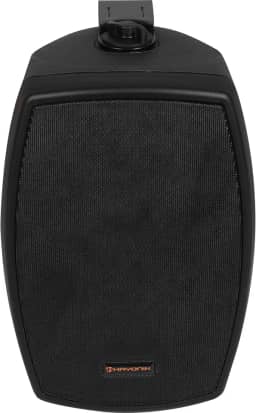HAYONIK, Caixa Ac. Passiva p/Ambientes Ext/Int, IP56, 140W, 2 Vias, Woofer 6,5', Tweeter 1' Titanium, Tela/Suporte Alumínio, Gabinete Polipropileno, 90 dB, Resp Freq 60-20KHz, 70W RMS - HSP670O Preta