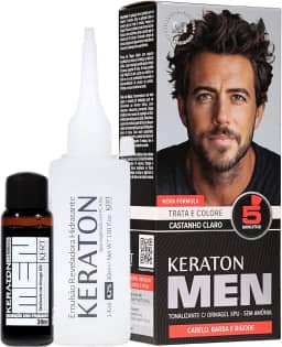 Keraton Tonalizante Men 30Ml Castanho Claro