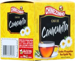 Chinezinho Chá De Camomila Para Infusão 10 Gramas Com 10 Saquinhos