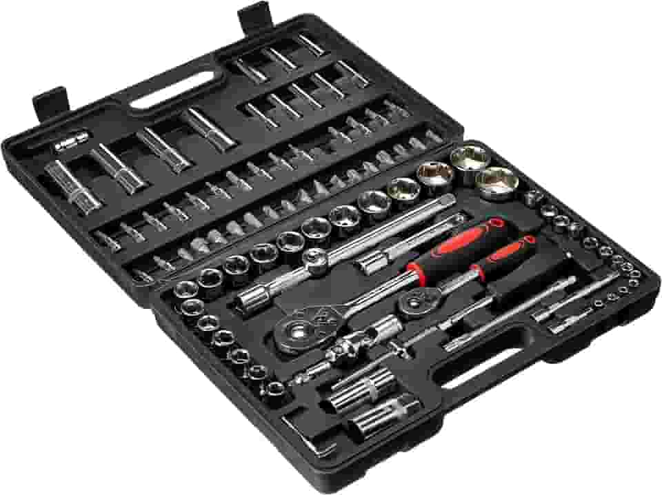 Kit de Ferramentas Catraca 94 Peças Reversível