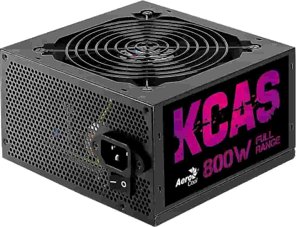 Fonte Gamer ATX KCAS 800W PFC Ativo 80 Plus Bronze Aerocool