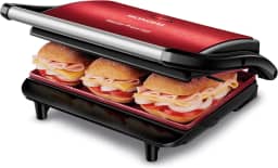 Press Grill Master Press, Mondial, Vermelho/Inox, 1000W, 110V - PG-01-RC
