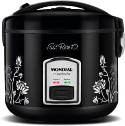 MONDIAL Panela Elétrica de Arroz, Preto, 700W, 220V - PE-44-10X