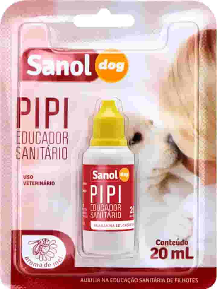 Sanol Dog Educador Sanitário Para Cães Pipi 20 Ml Branco