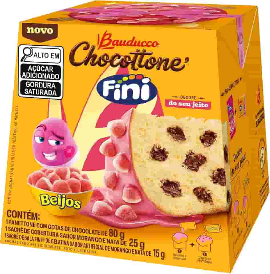 Bauducco Mini Chocottone Beijos 80g