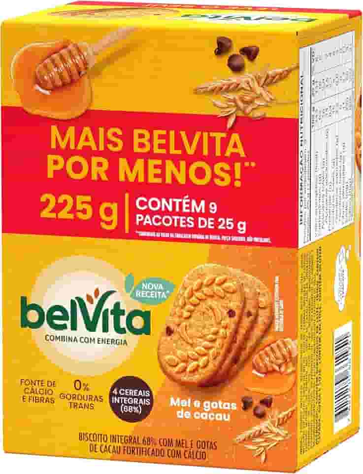 Belvita Seasonal Biscoito Belvita Mel E Cacau Pack Econômico 225G