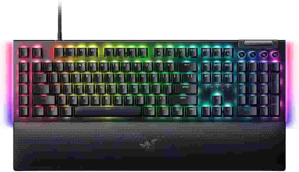 Teclado Razer BlackWidow V4 X (Green Switch) Preto - RZ0304700200R3U