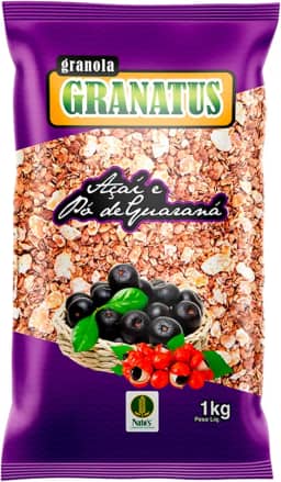 Natu's, Granola com Açaí & Pó de Guaraná, Power, Granatus, 1 Kilo