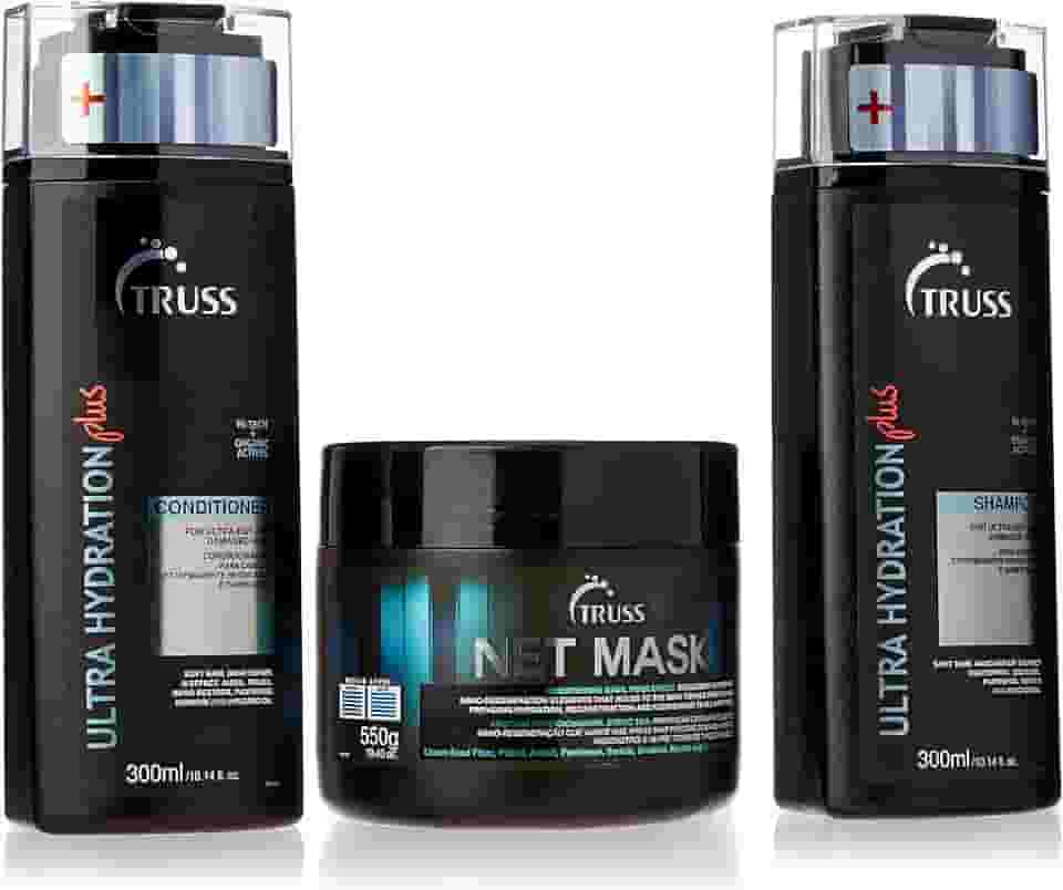 Kit Truss Ultra Hydration Plus Shampoo 300ml + Condicionador 300ml + Net Mask 550g