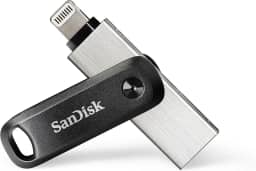 SanDisk Pen Drive Go iXpand de 256 GB para iPhone e iPad - SDIX60N-256G-GN6NE, preto