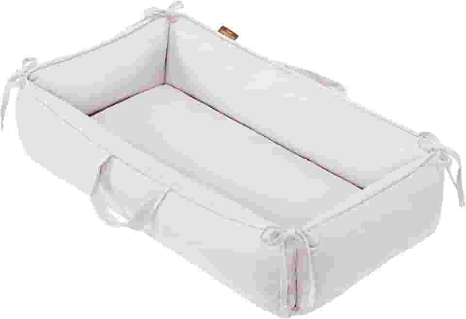 Ninho Redutor de Berço Linho Bege Mescla