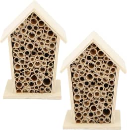 Zhjvihx Bee House, Bee Hotel Safe, Não Tóxico, Fornece um para Abelhas Livre de Produtos Químicos e Durável para Jardins para Parques Ao Ar Livre