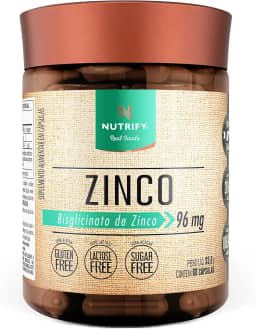 Vitamina de Zinco Nutrify 60 cápsulas