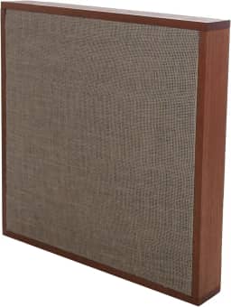 Painel de tratamento acústico 64x64x5cm, lã de rocha, alta densidade - Premium (Preto)