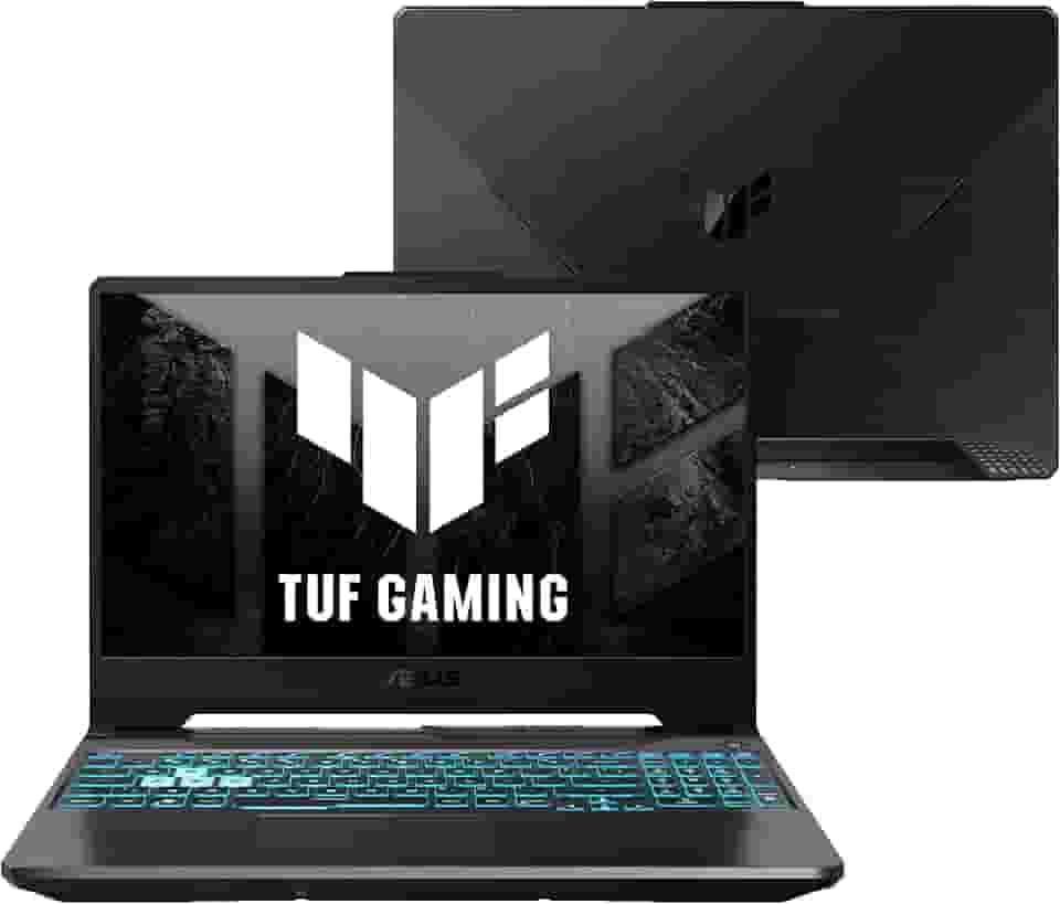Notebook ASUS TUF Gaming A15, RTX 3050, AMD RYZEN 7, 16 GB, 512 GB SSD, W11 Home, Tela 15.6'' FHD, Graphite Black - FA506NCR-HN088W