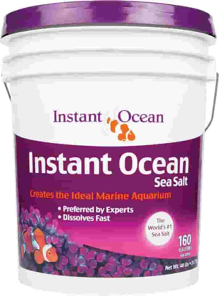 Instant Ocean Sal marinho para aquários marinhos, sem nitrato e fosfato