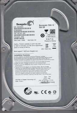 Seagate Disco rígido interno Barracuda St500dm002 500 Gb 3.5 - Sata - 7200 RPM - Buffer de 16 Mb - Chi
