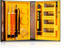 Kit Ferramentas de Chaves Jogo com 38 Peças para Abrir e Reparar Celular Notebook com Torx Fenda Pinça Palheta