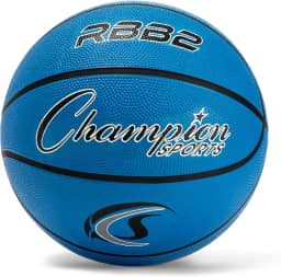 Champion Sports Bola de basquete de nylon com capa de borracha resistente oficial