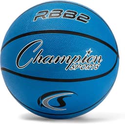 Champion Sports Bola de basquete de nylon com capa de borracha resistente oficial