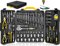 Kit Ferramentas Completo com 110 Peças - Caixa de Ferramentas com Maleta e Jogo de Ferramentas