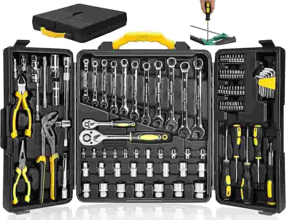 Kit Ferramentas Completo com 110 Peças - Caixa de Ferramentas com Maleta e Jogo de Ferramentas