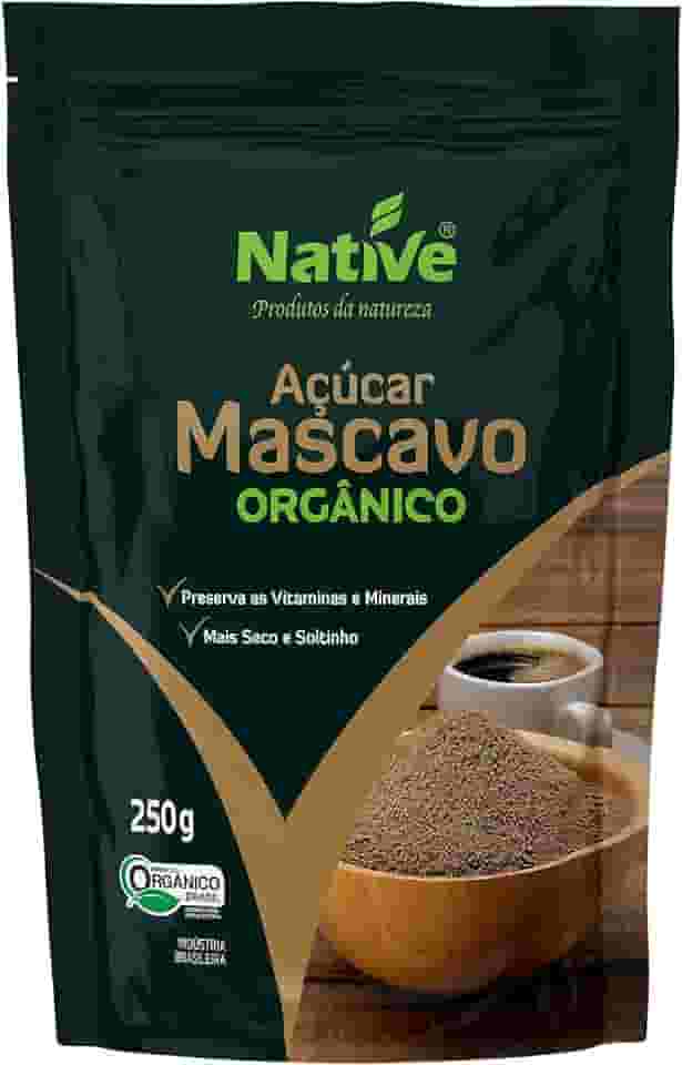 Açúcar Mascavo Orgânico, Native, 250 g