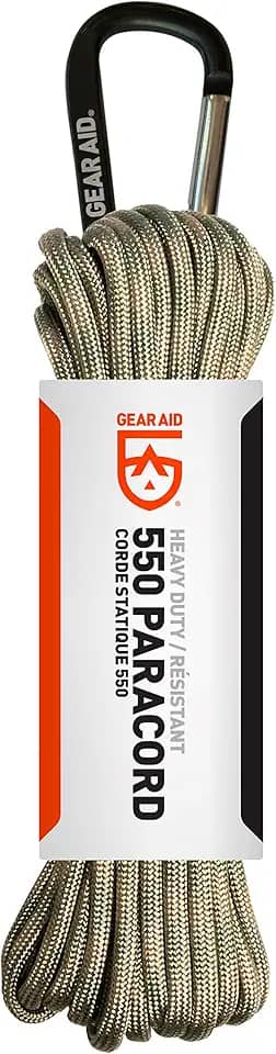 GEAR AID 80670 para Cord - 550 - Sage/Tan - 9 m