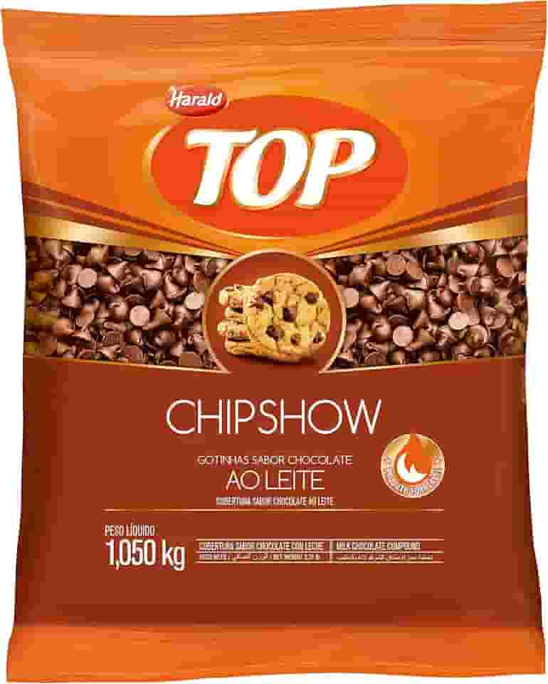 Gotas Forneáveis De Cobertura De Chocolate Ao Leite Chipshow Harald 1,05 Kg