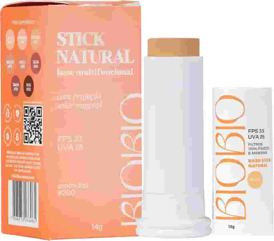 Base Multifuncional Em Bastão Com Cor E Protetor Solar Fps33 Tom #200 (Amêndoa)