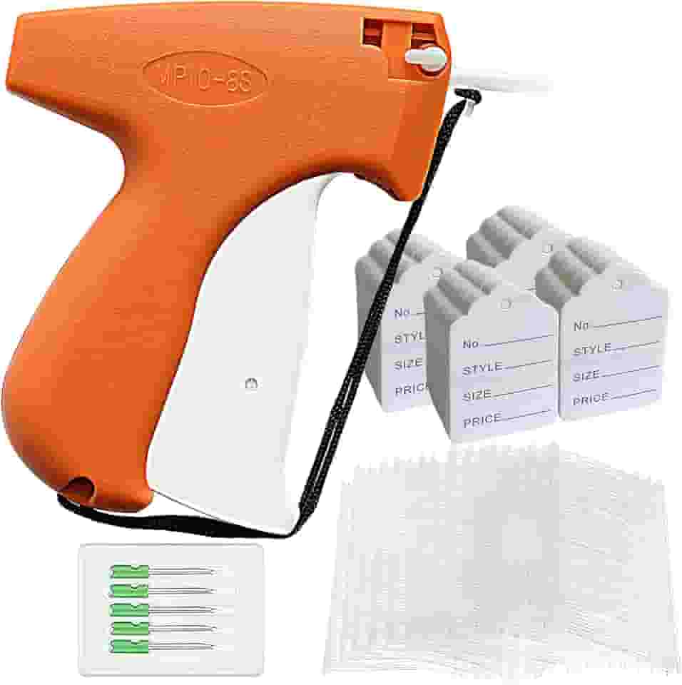 Pistola de etiquetagem para roupas, kit de pistola de fixação de etiqueta de preço de 2006 peças para etiquetadora de roupas, conjunto de pistola aplicadora de etiqueta de roupas com 1600