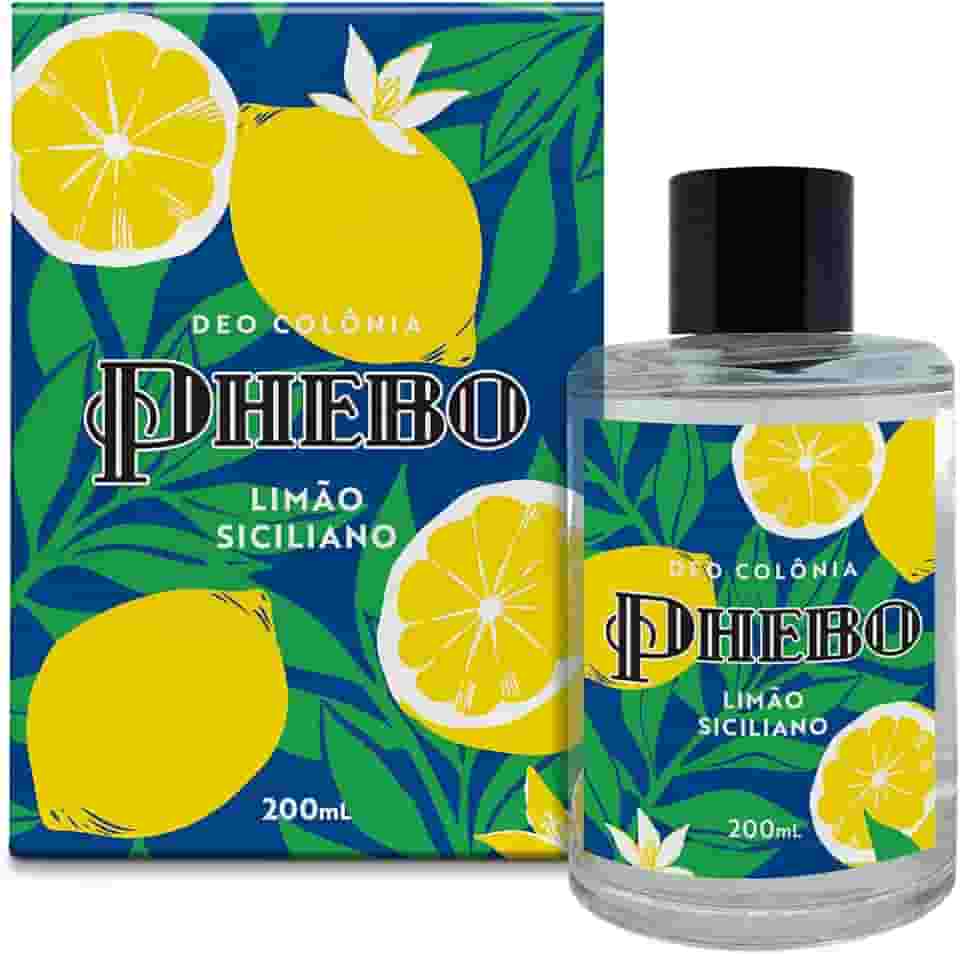 PHEBO - Deo Colônia Limão Siciliano 200ml