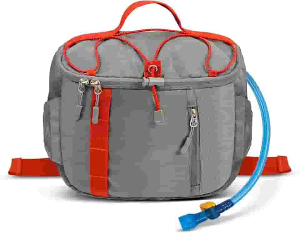 Zavothy Pochete de hidratação para corrida, quadril, com bexiga de água de 1,5 L, para ciclismo, caminhada, hidratação, cinza