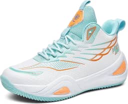 Tênis de basquete neutro unissex cano alto antiderrapante luz noturna tênis de corrida resistente ao desgaste calçados esportivos Equipamento de basquetebol