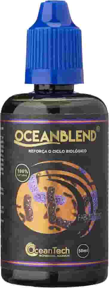 Ocean tech Ocean Blend 50 ml - poderoso consorcio de bactérias selecionadas que auxiliam na manutenção de aquários de água doce e marinho