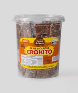 SANTO ANTONIO ALIMENTOS PE DE MOLEQUE CROKITO POTE 700G 140 UN X 5G
