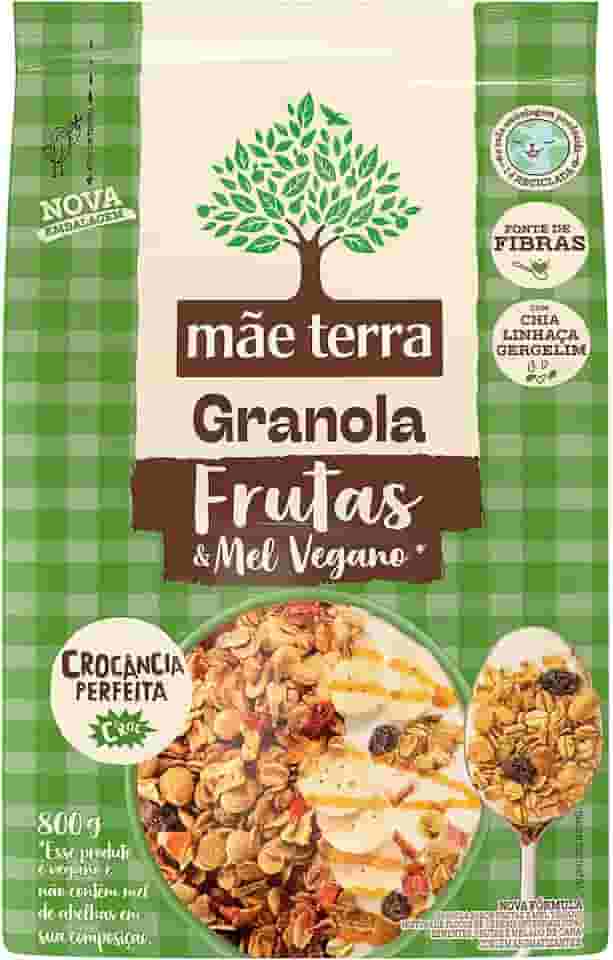 Mãe Terra Granola Frutas E Mel Sem Açúcar 800G