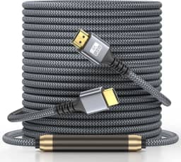 Cabo HDMI 4K HDMI de alta velocidade de 30,5 m para HDMI 4K a 60 Hz 3D ARC conector banhado a ouro Ethernet áudio vídeo retorno HDMI para monitor de TV UHD, laptop, Xbox PS4/PS5 Roku TV, etc