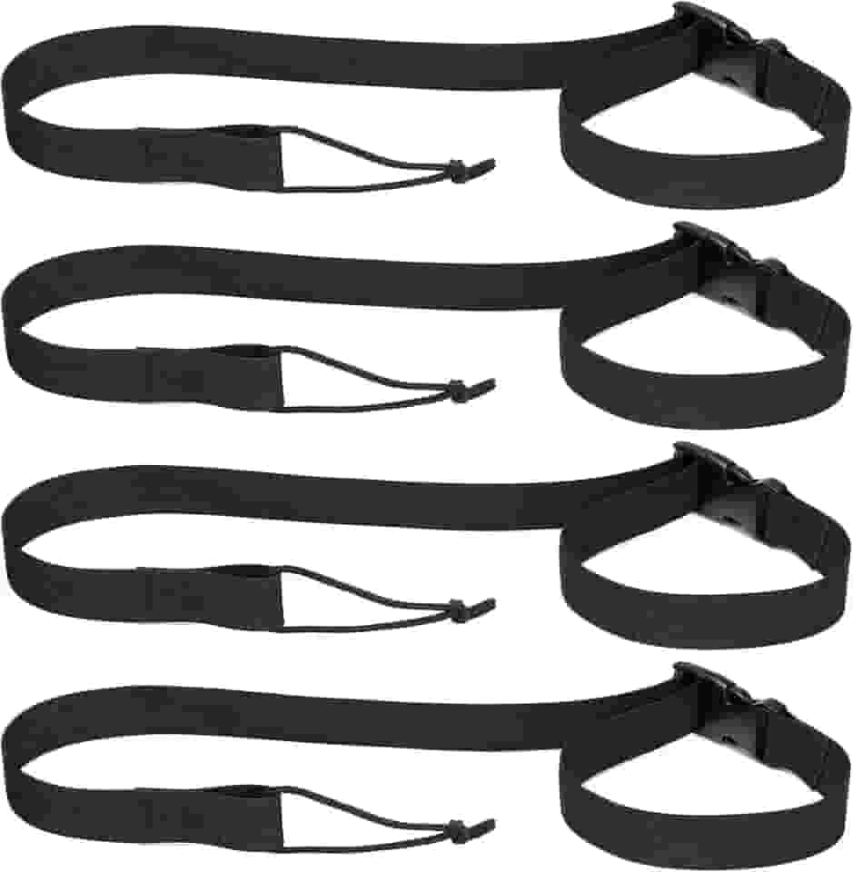 Oudain Coleira de snowboard 91 cm de comprimento tiras de fixação para snowboard preta para snowboard para homens e mulheres snowboard