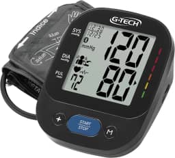 G-Tech Aparelho de Pressão Digital Automático de Braço BPLA850BT, Preta