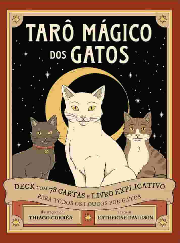 Tarô Mágico dos Gatos - Caixa com Livro + 78 Cartas