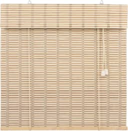 Persiana Rolo Bambu Evolux 120x160 cm Honey Maple