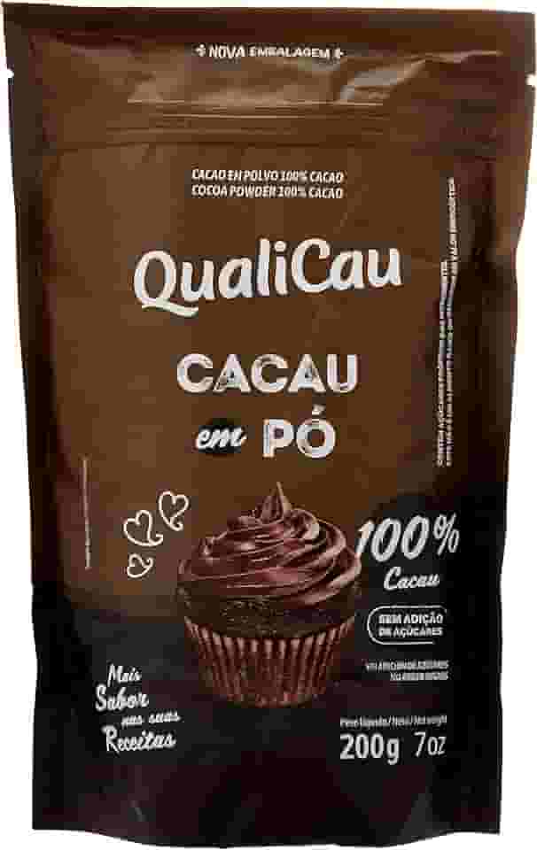 Qualicau Cacau Pó Alcalino 100% 200G
