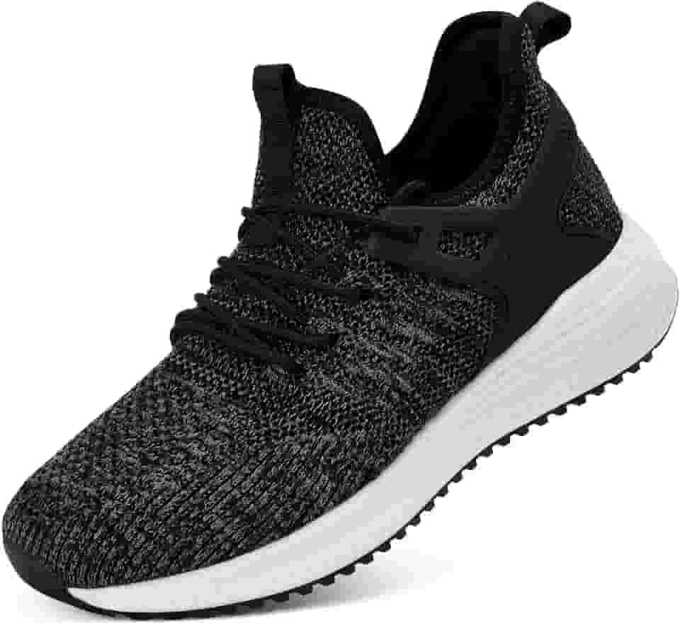 Tênis de corrida feminino – Tênis de treino para caminhada, academia, leve, atlético, confortável, casual, com espuma de memória