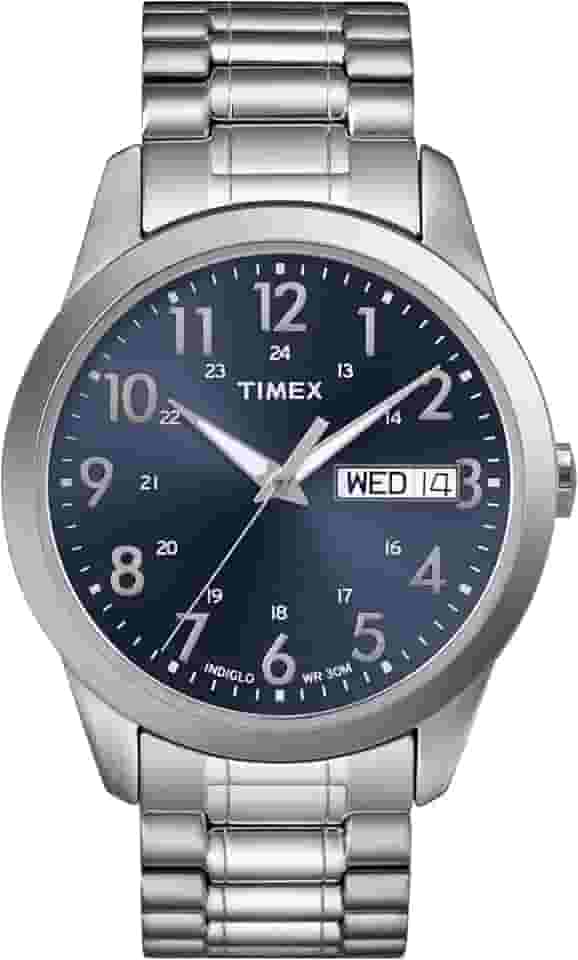 Relógio masculino Timex South Street Sport, aço inoxidável, 36 mm