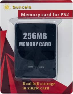 Cartão de memória Suncala de 256 MB para PlayStation 2, cartão de memória de alta velocidade para Sony PS2, 1 unidade