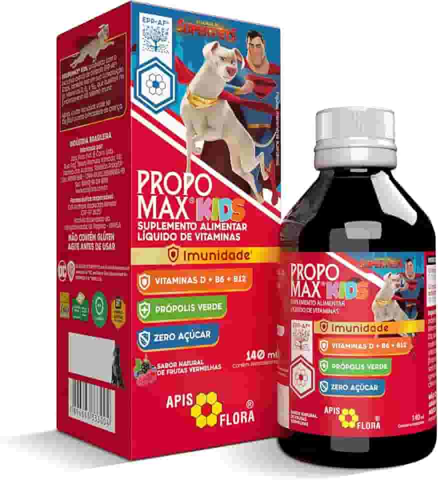 Apis Flora Propomax Kids Sabor Frutas Vermelhas 140 Ml Com Própolis Verde