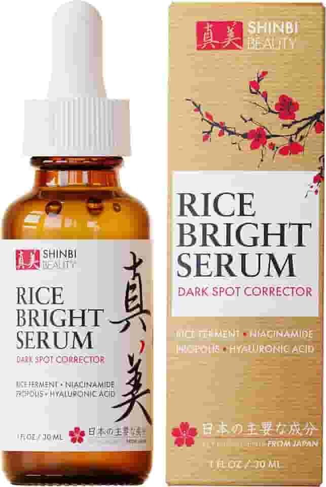 Shinbi Beauty Produtos japoneses para cuidados com a pele – Niacinamide Melasma Brightening Serum para manchas escuras, hiperpigmentação e tom de pele irregular 30 ml