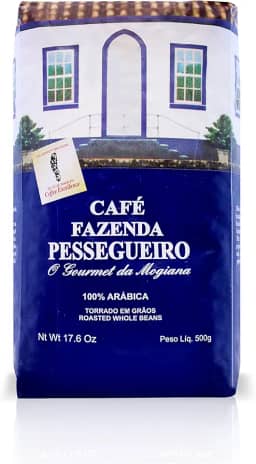 Café em Grãos Gourmet Café Fazenda Pessegueiro, 100% Arábica, Baixa Acidez 500g